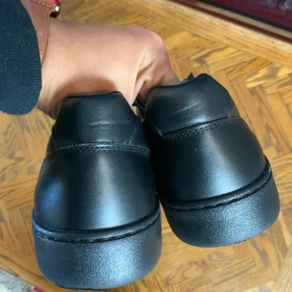 Vionic Pro vio grip Mable black leather orthopedic fashion sneakers/ trainers 10 - Picture 3 of 5